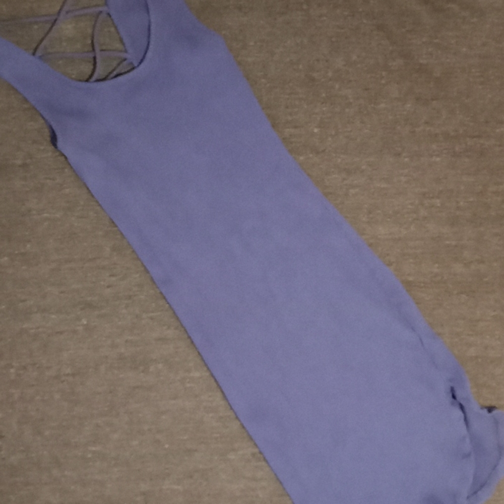 Blue bodycon dress